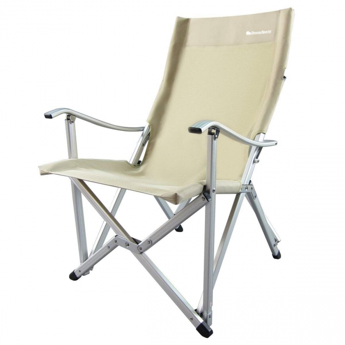 ow-72b chaise de camping pliable surdimensionnée en aluminium robuste 
