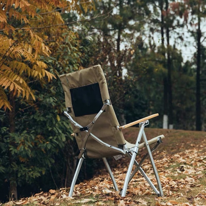 nouvelle chaise de camp pliable en aluminium à position réglable 